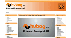 Desktop Screenshot of hubag.ch