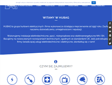Tablet Screenshot of hubag.pl